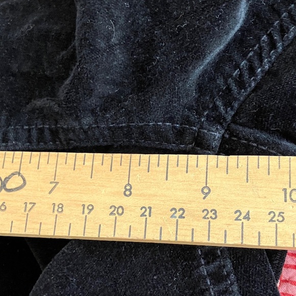 Women’s size 4 black soft velour pants - Picture 12 of 14
